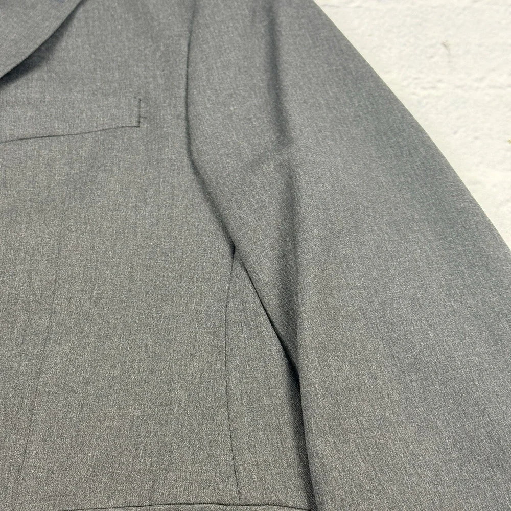 Vintage Lauren Ralph Lauren Blazer Sport Coat 42R Gray Wool Canada Lord & Taylor